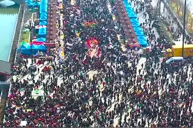“庙会天花板”来了！周口太昊陵庙会，到处都是人从众𠈌图片
