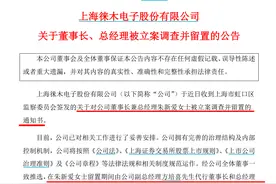 A股女董事长被立案调查并留置图片