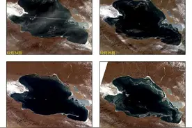 中国最大咸水湖正式进入冻结期图片