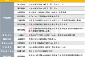 净利润超19亿元 3500亿AI芯片龙头发布2024年度业绩快报|盘后公告集锦图片