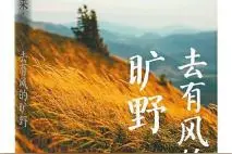 跟随阿来 去有风的旷野 见万物见自己图片