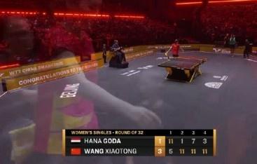 WTT中国大满贯：王晓彤3-1逆转高达