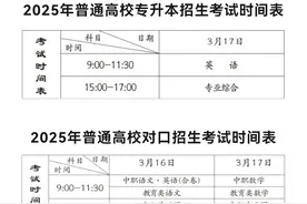 专升本考生请注意！河南省专升本和对口招生文化课考试时间调整图片