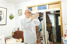 西安七旬短视频博主 分享陕西文化“收获”一众网友图片