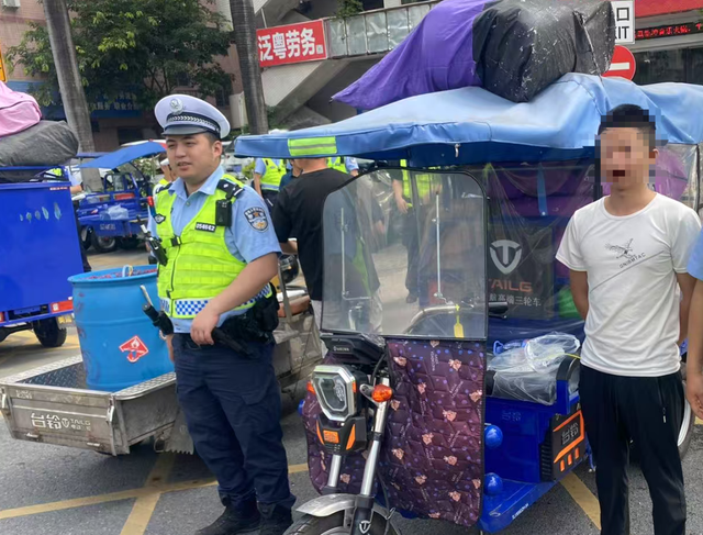 深圳全市严查带篷电动车
