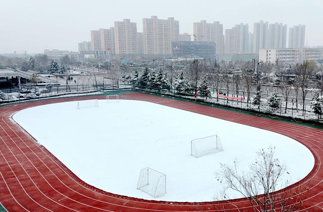 安徽涡阳雪后美景