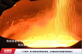 广大特材：第三季度毛利率逐步修复，计划通过技术改造提升盈利能力视频封面
