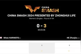 完败！张本美和0-3不敌何卓佳，止步WTT中国大满贯首轮图片