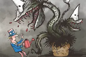 美国白人至上主义愈演愈烈图片