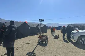 整晚不间断空中照明！“成都造”无人机驰援西藏地震灾区图片