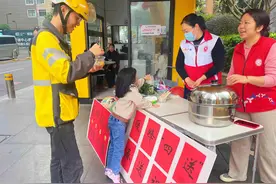 沙头街道下沙社区开展关爱新就业群体系列活动图片