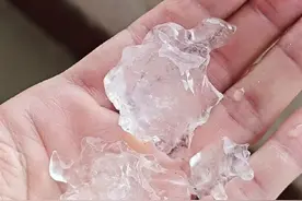 肇庆现直径超4厘米冰雹！清远韶关揭阳潮州等地有强对流天气图片