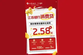 消费贷利率，低至2.58%图片