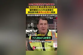 “最美国制造”的车企福特预估因关税损失15亿美元图片