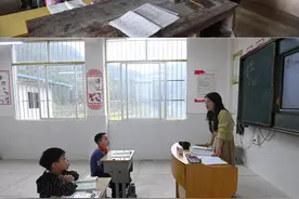 图片故事丨退休重返讲台的“单腿教师”有了接班人图片