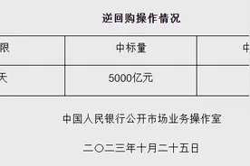 单日净投放3950亿！央行连续6天开展千亿级别逆回购图片
