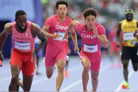 中国4×100接力小组第一晋级决赛，队员：明晚才是最兴奋的时候图片