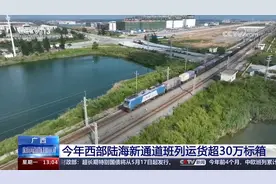 今年西部陆海新通道班列运货超30万标箱 为高质量共建“一带一路”打造新引擎图片