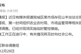 广西南宁西乡塘区回应市场存在山羊非法交易：成立联合调查组图片