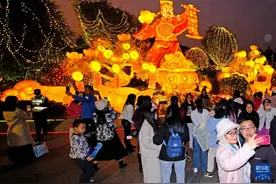 张灯结彩迎新年图片