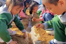 在游戏中明白“水到渠成”的道理！丰金博苑幼儿园的孩子们玩嗨了图片