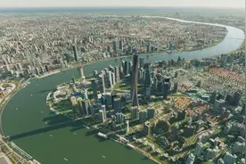 关注 | 实景三维上海动态拟真城市发布图片