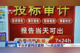 法治在线丨数据随意编、一天出报告……起底“失真”审计报告图片