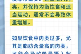 吃肉就会长肉吗？答案来了→图片