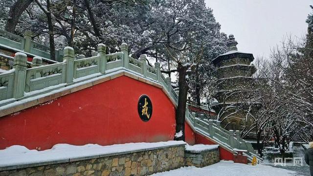 雪落古刹 潭柘寺戒台寺定格北京2026初雪风光