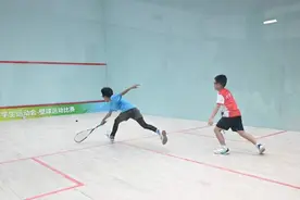 【2024上海学生运动会】壁球：小众运动破圈，打球更要算球图片