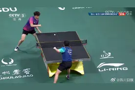光速下班！中国乒乓球队六连胜图片