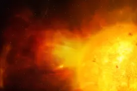 新年首日太阳强耀斑爆发，对地球有何影响？图片
