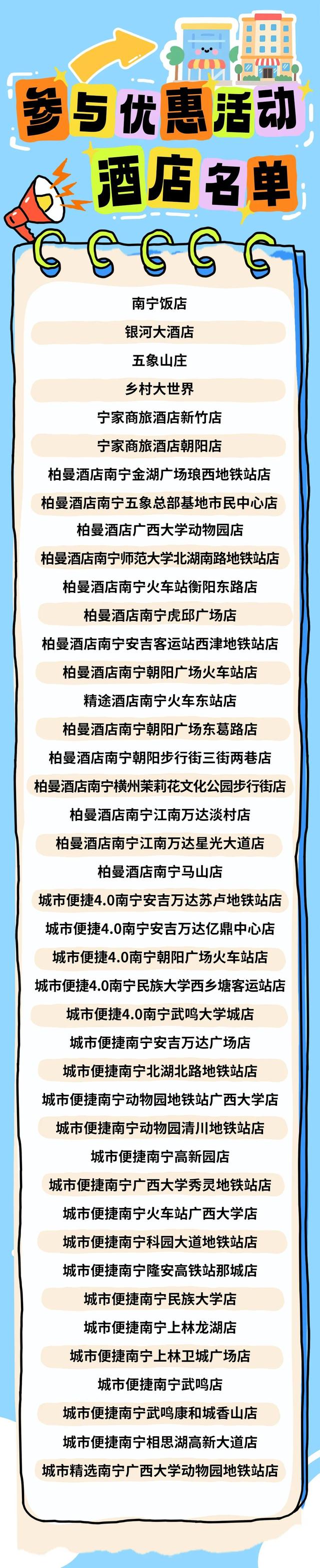 解锁学生专属福利！0元逛景区，优惠住酒店，南宁这波福利必须冲！