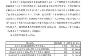 “顶流”基金经理中签蜜雪冰城，公募涌入新消费赛道图片