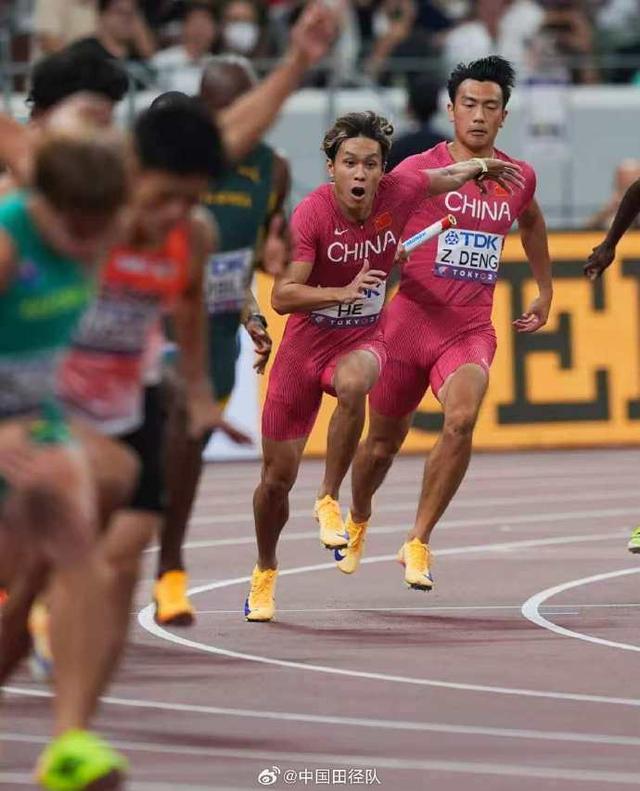 时隔三年再度打开43秒大关，世锦赛中国女子4x100接力排名第九遗憾止步预赛
