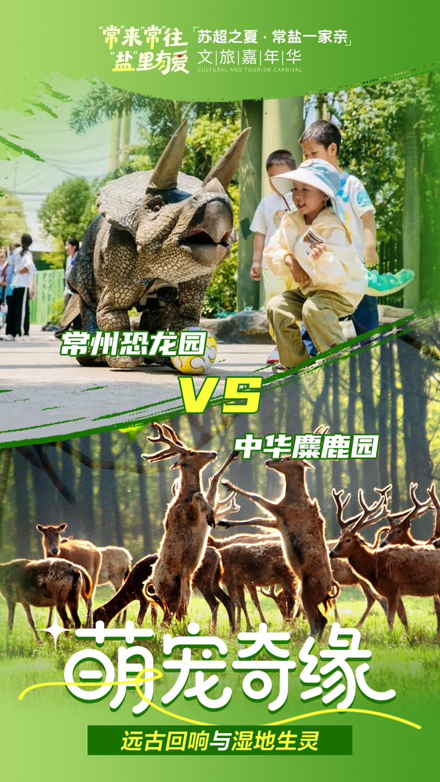 鹿哥哥和恐龙妹，见面啦！