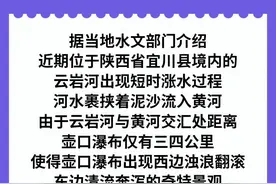 黄河壶口瀑布出现“鸳鸯锅”景观图片