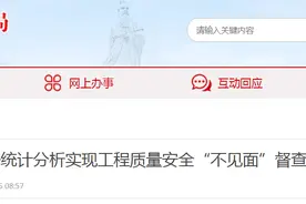 安徽省亳州市住房和城乡建设局利用大数据统计分析实现工程质量安全“不见面”督查图片