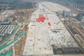 事关4、6、7、8、9号线！济南轨道交通梁王车辆基地主体结构封顶图片