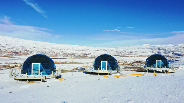 甘孜县的冬天真的太适合慢慢游了！