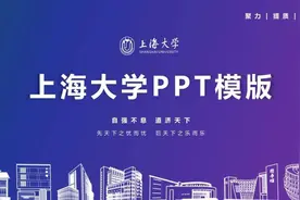 上新！上新！你的上大专属PPT模版来了！图片