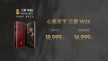 风雅相传 器度不凡 心系天下三星W26震撼发布