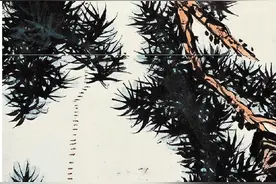 沉淀与创变——潘天寿《梦游黄山图》赏析图片