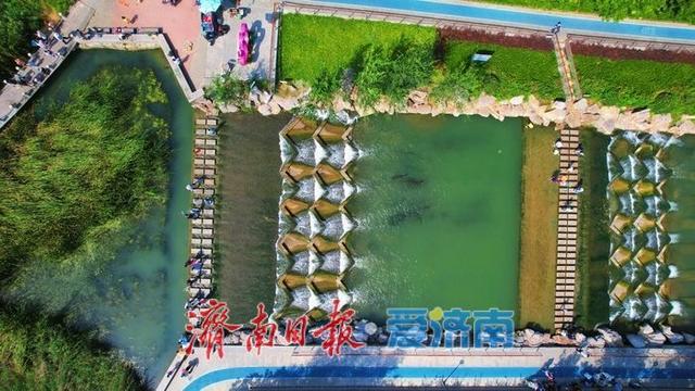 一年四季 泉在济南丨龙鼎滨湖公园初秋戏水人气旺