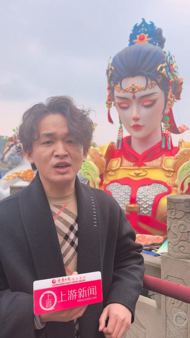 园博园“秦良玉”灯组未展先热，官方回应：设计参考《出警入跸图》