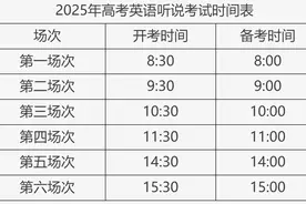 2025年高考英语听说机考周六开考！这些规则要了解图片