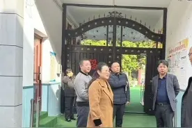 西安市蓝田县教科局突击检查校园安全和校园周边环境治理工作图片