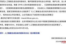 AI生成内容以假乱真如何甄别？网信办新规公开征求意见，专家：防范AI造假风险图片