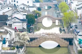 长泾老街：“舜”风又顺水图片