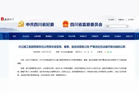 内江一国企原副总经理被“双开”：违规经商办企业 非法收受财物，数额特别巨大图片